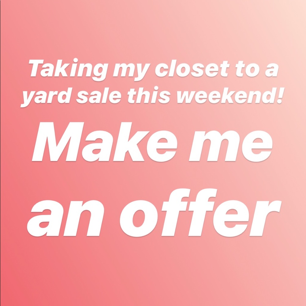 Make me an offer!